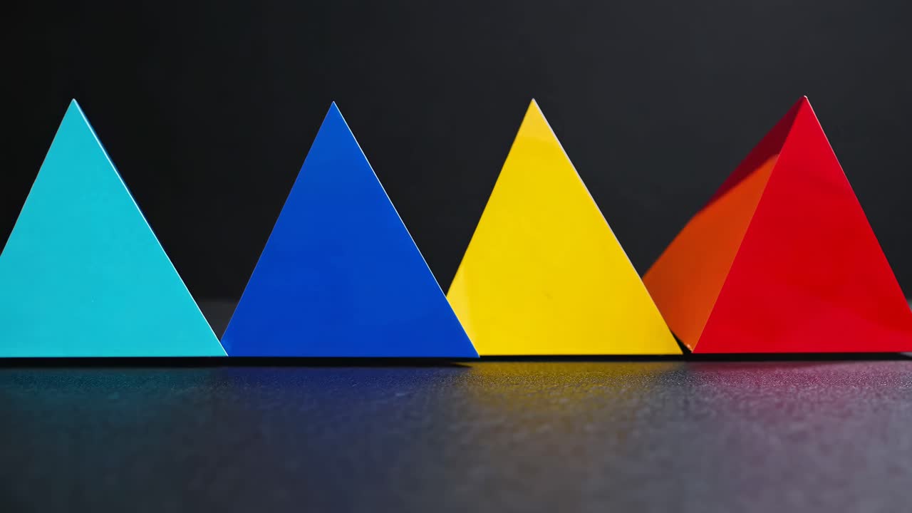 Formas geométricas de colores