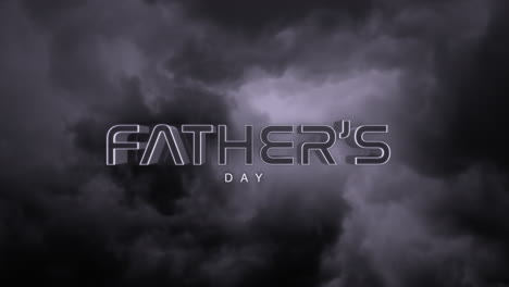 Monochrome-Fathers-Day-on-dark-purple-dramatic-sky