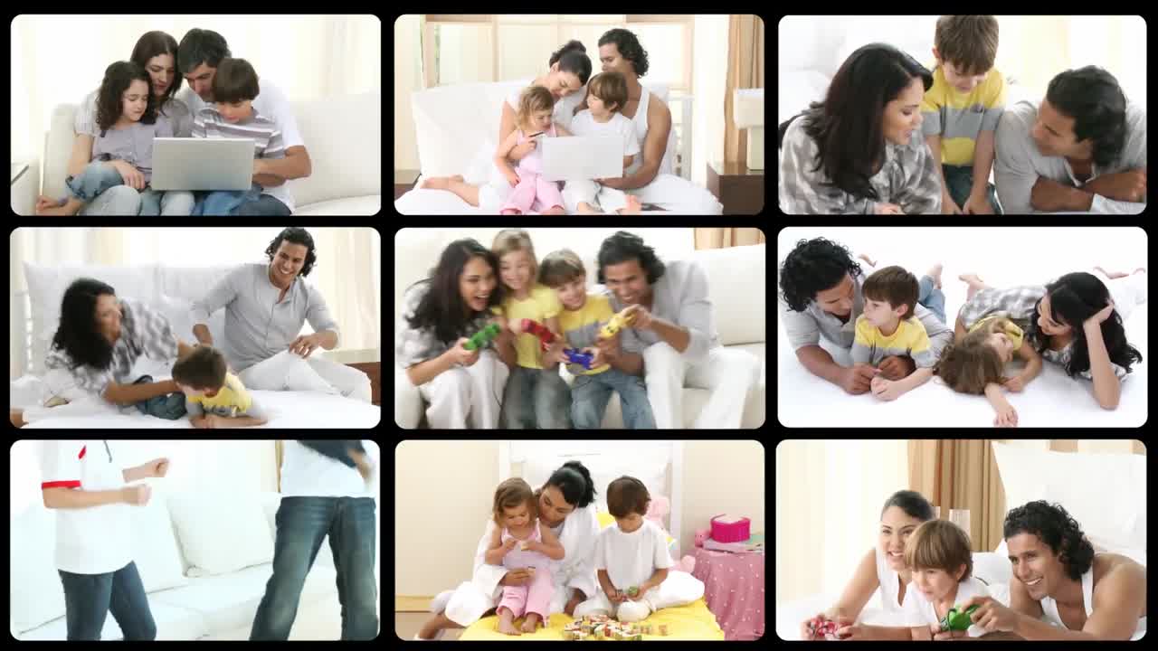 사랑하는 가족들이 즐겁게 지내는 몬태지