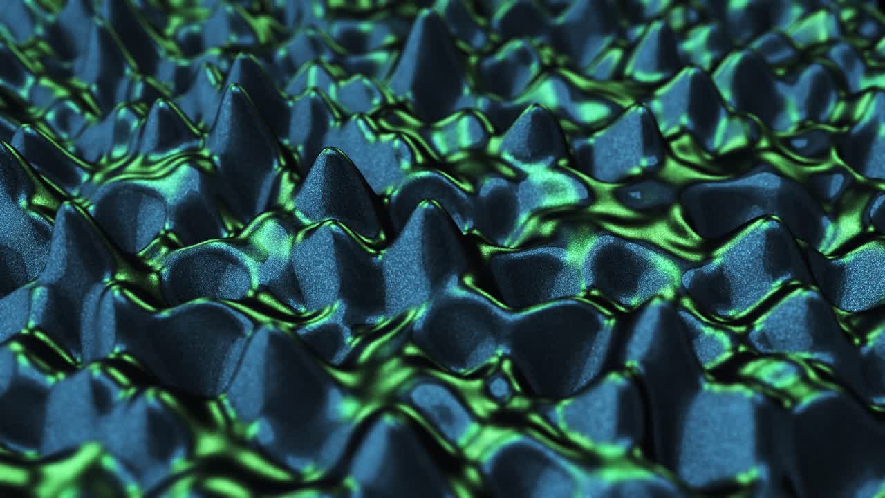 Loop Of Liquid Metallic Texture - animation