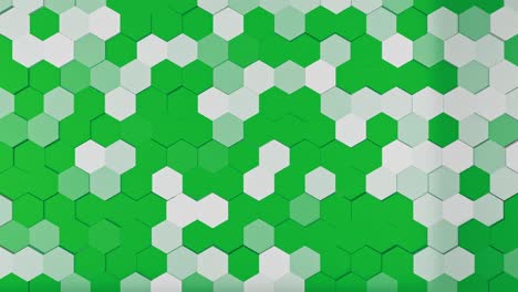 hexagon pattern hopping, 4k background, cg animation stock loop video,