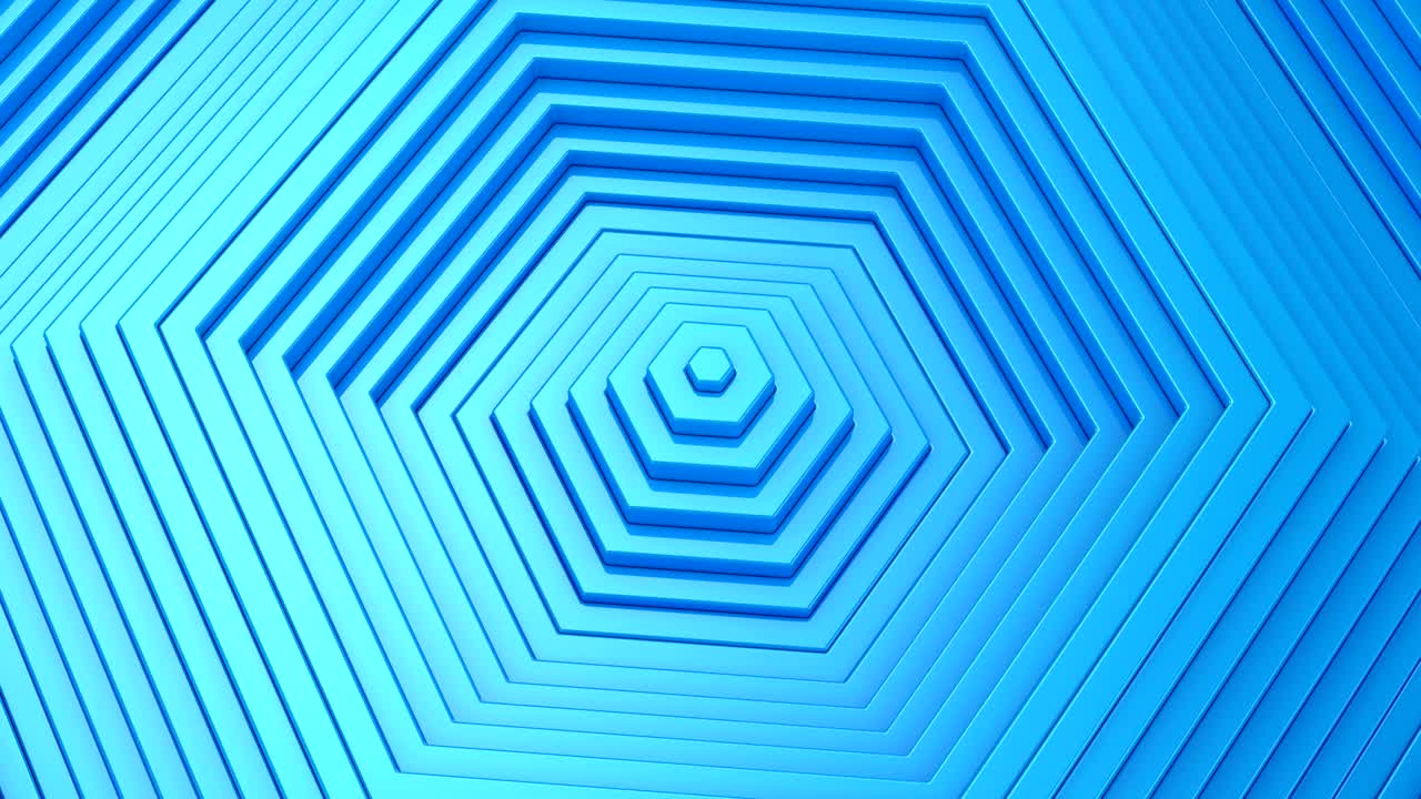 애니메이션 육각형의 배경