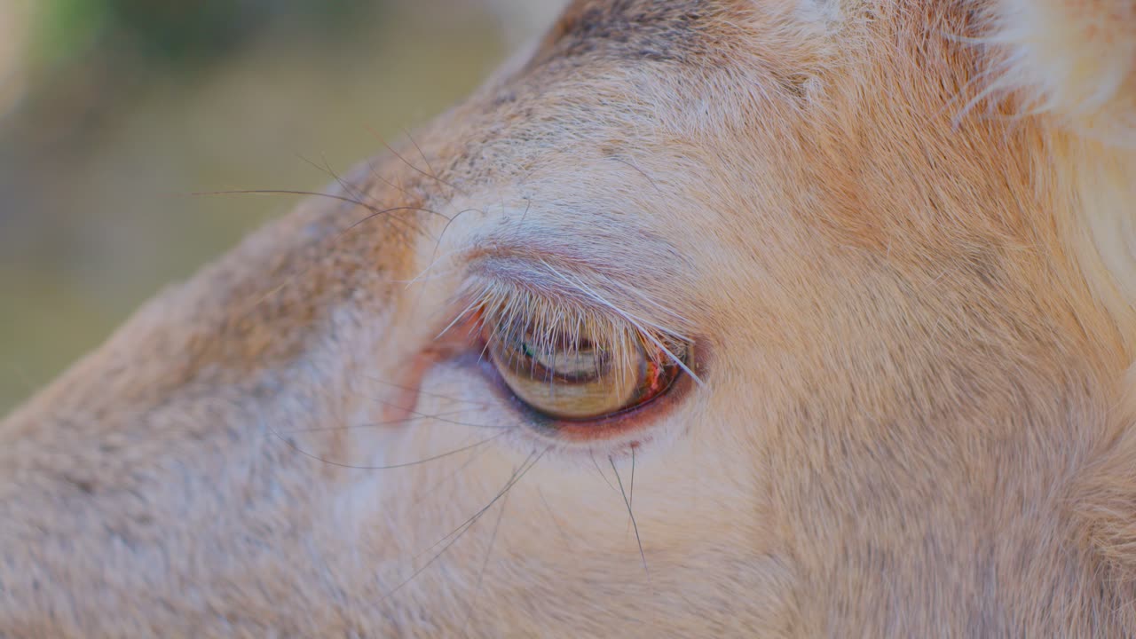 Close-up of a Deer's Eye