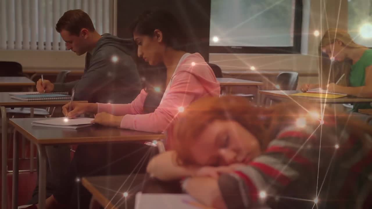 학생들의 학습에 대한 연결 네트워크의 활성화