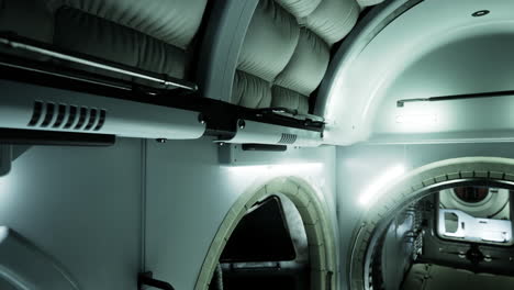 futuristic spaceship interior