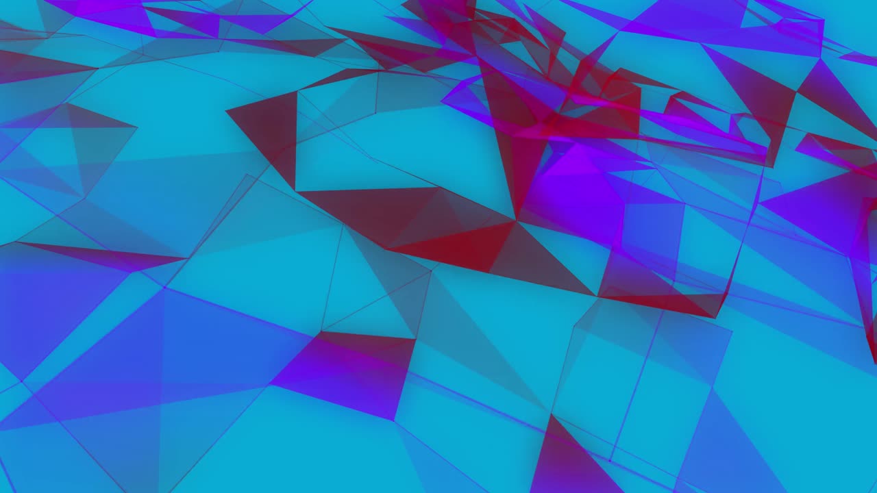 animación de un patrón de líneas abstractas que se mueven sobre un fondo azul