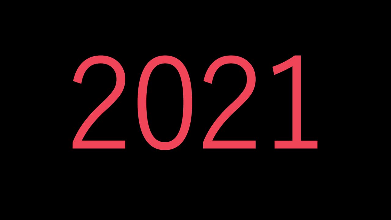 2021 animación de texto gráficos de movimiento