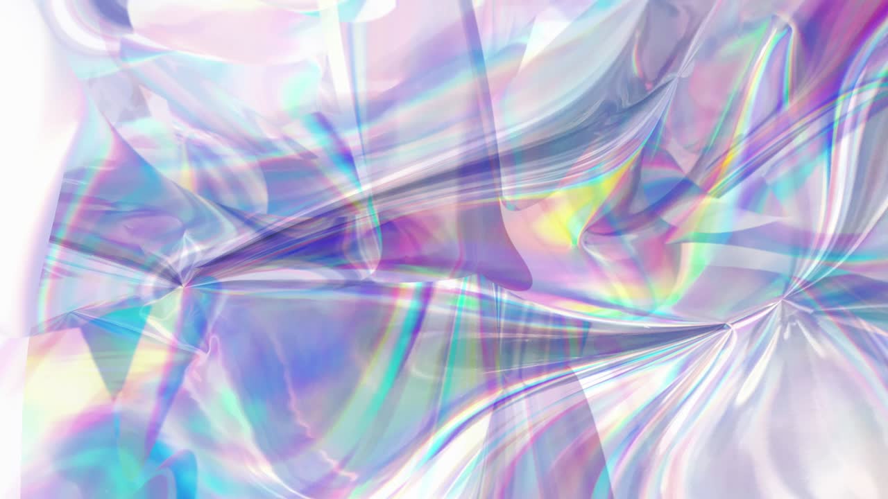 밝은 사이키델릭 홀로그램 추상적인 배경 루프