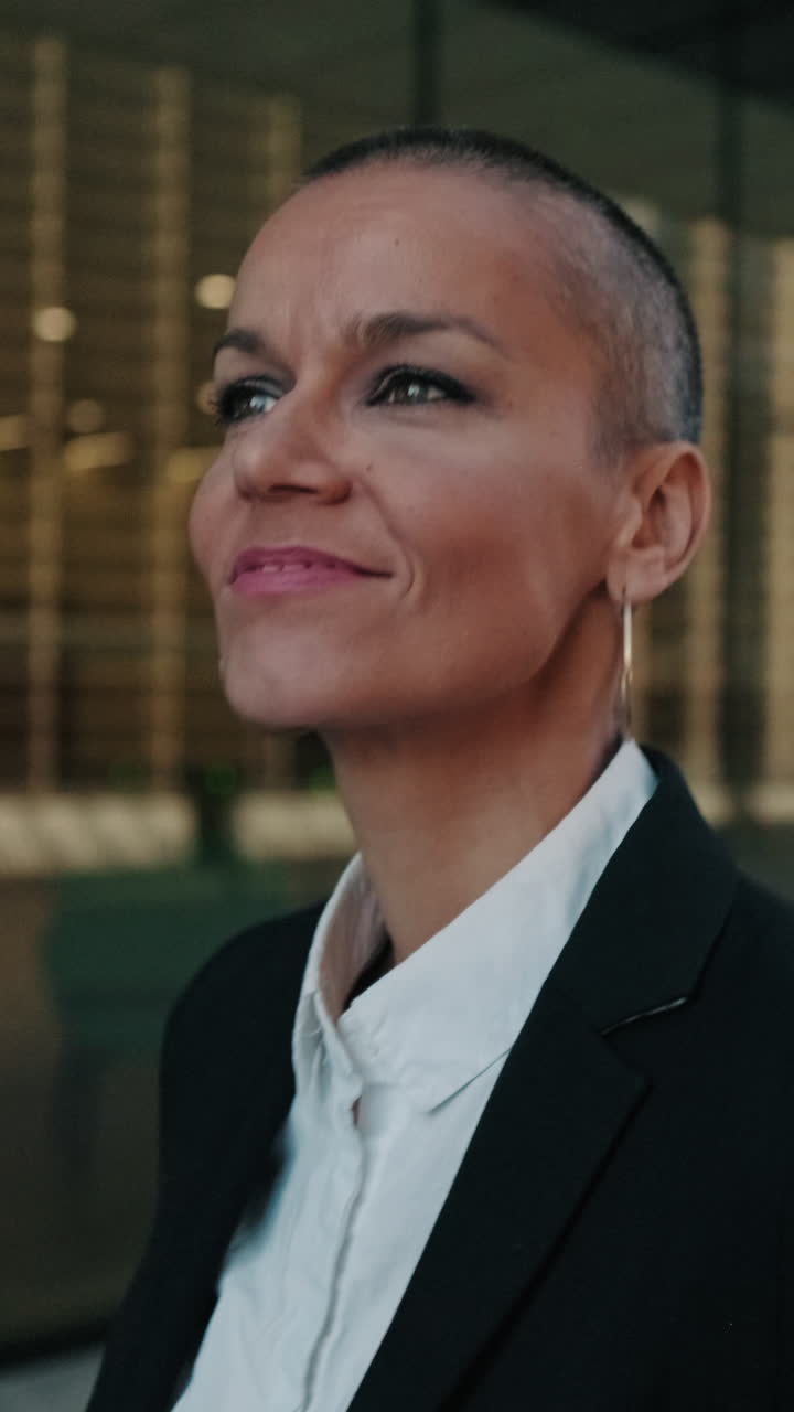 Retrato de uma mulher de negócios confiante