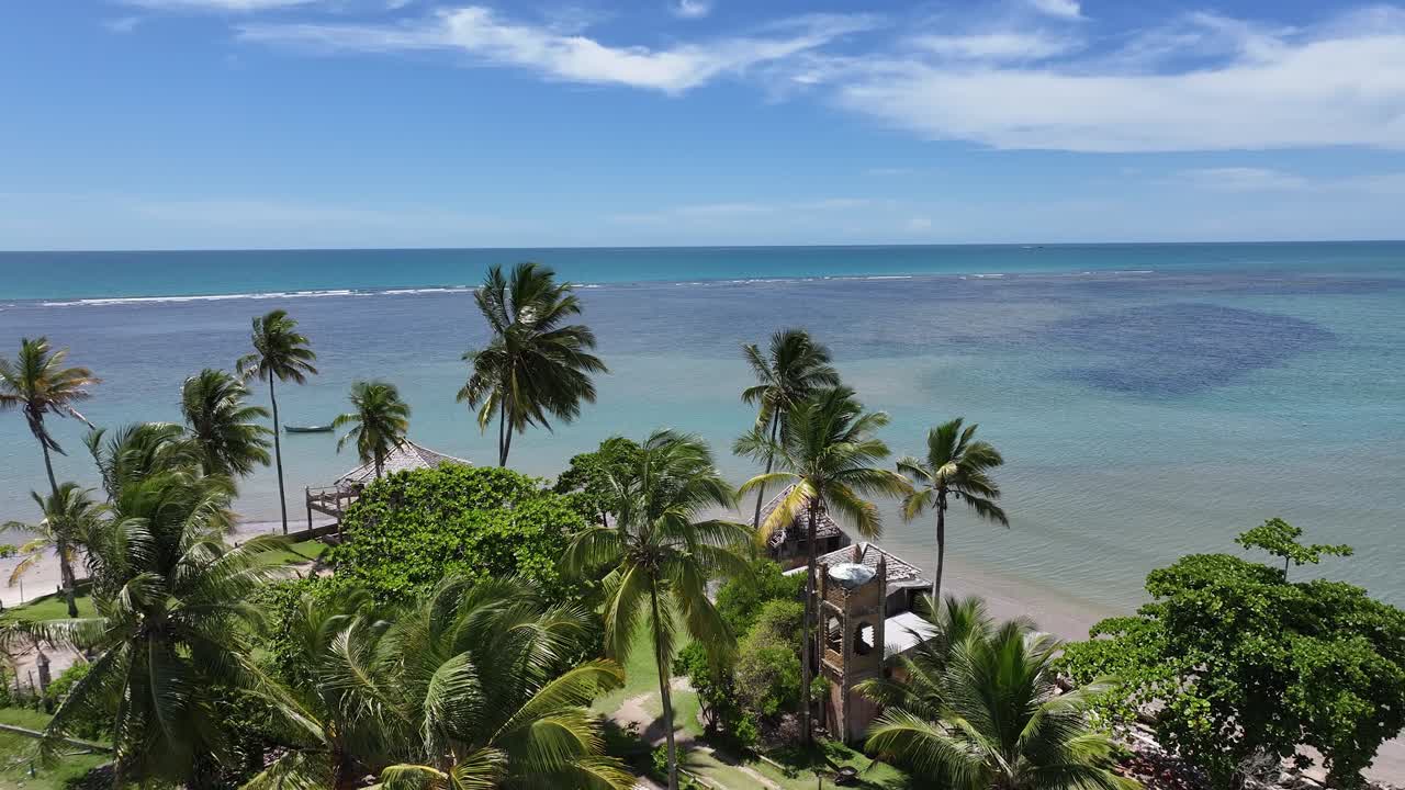 Litoranea a Porto Seguro, Bahia, Brasile.
