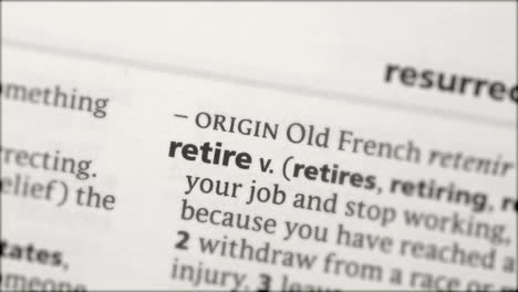 focus on retire