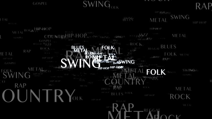 Music Keywords Animation Alpha Matte, Background, Rendering, Loop