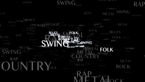 Music Keywords Animation Alpha Matte, Background, Rendering, Loop