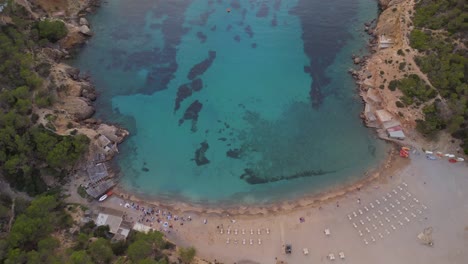 ibiza beach sunset colorful benirras bay island