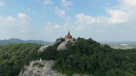 temple on a mountaintop