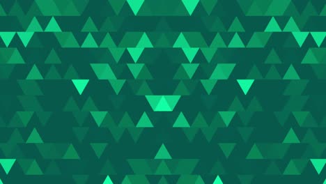 abstract green triangle pattern