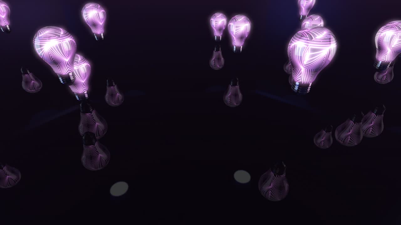 루핑 보라색 불