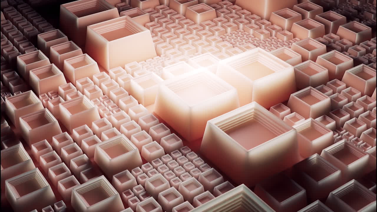 patrón fractal geométrico abstracto