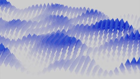 abstract 3d geometric pattern with blue shapes