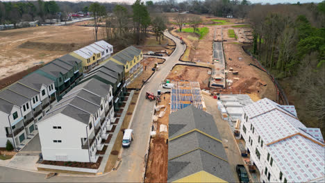 condominium townhome community in historic grant park, atlanta, ga, usa