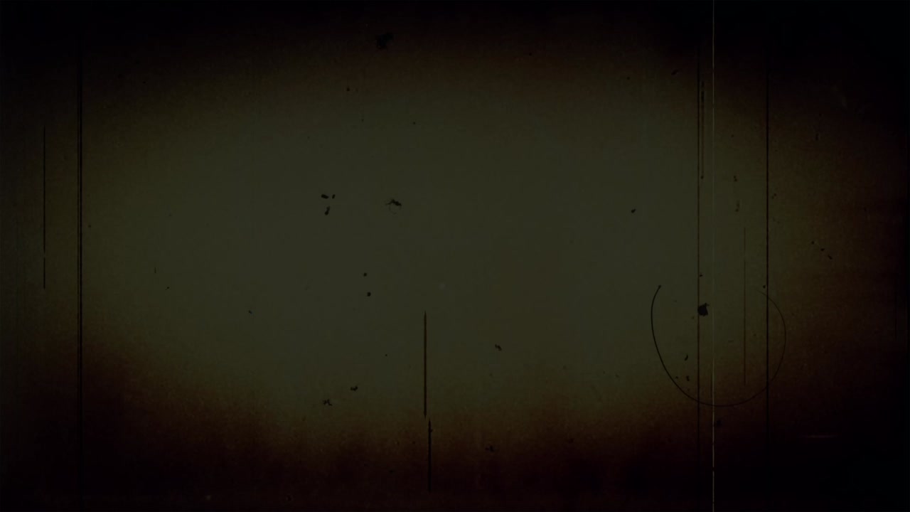 película líder cuenta atrás, vieja película cuenta atrás carrete de película, imitación de una vieja película con ruido y arañazos video de stock