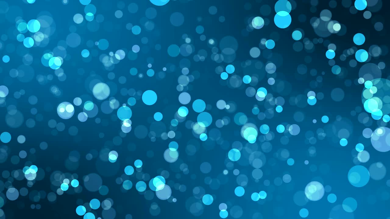 círculos azules de bucle bokeh