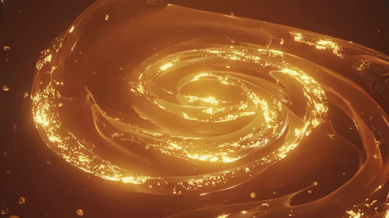 Abstract golden spiral