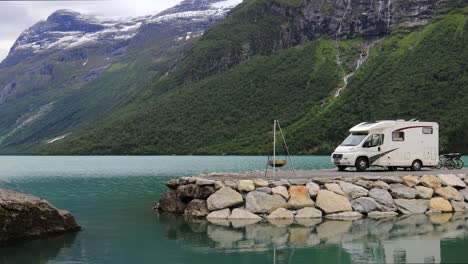 family vacation travel rv, holiday trip in motorhome