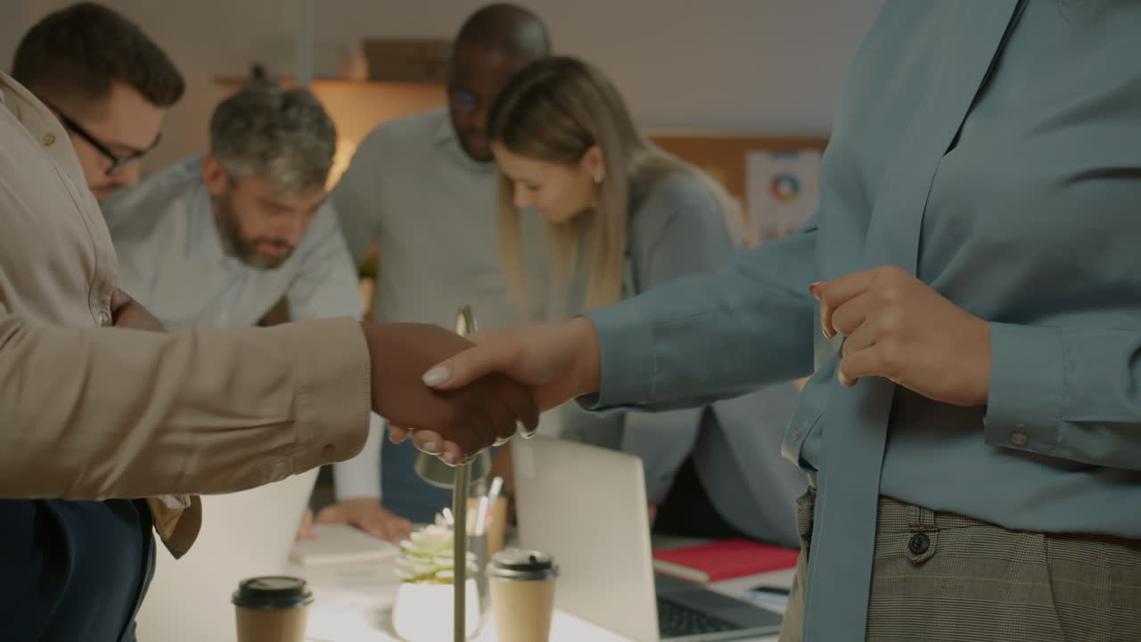 reunión de negocios en curso