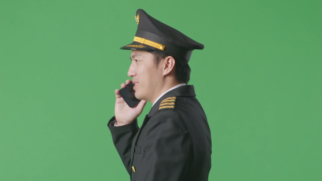 Pilot Talking on Phone
