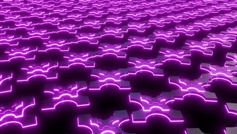 abstract purple neon geometric pattern