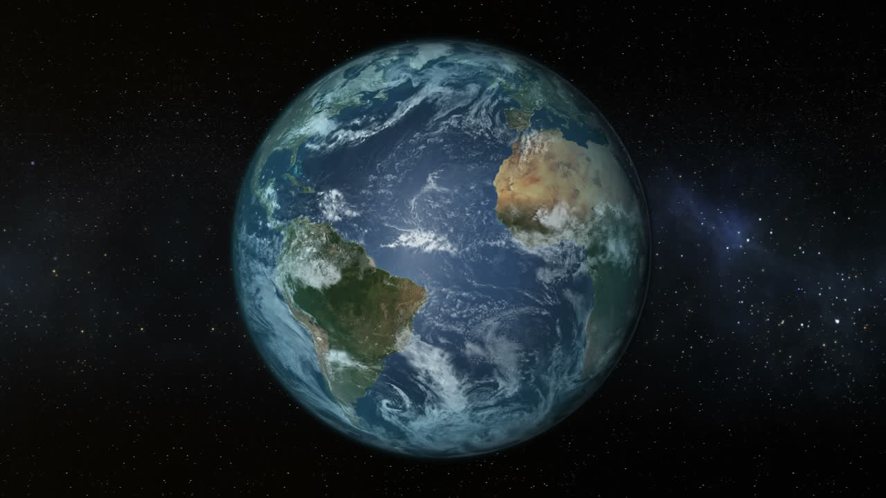 imagen ilustrada de la tierra y el sol