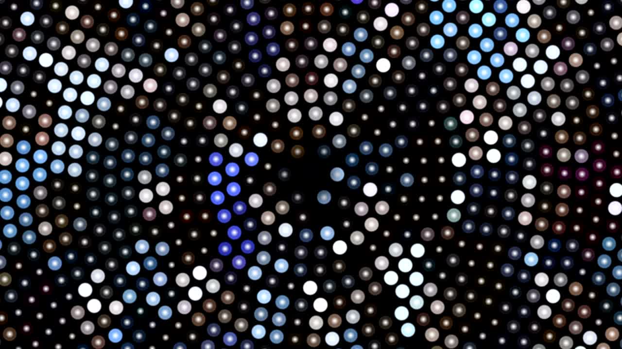 Abstract Background With Colorful Rotating Dots
