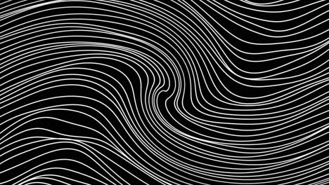 abstract black and white wave pattern