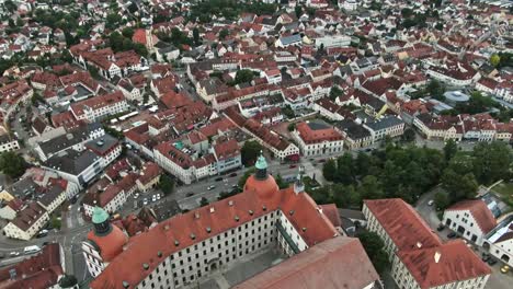 tomada de avión no tripulado de la ciudad vieja de neuburg