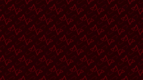 triangles morphing in seamless animation. abstract motion design background.