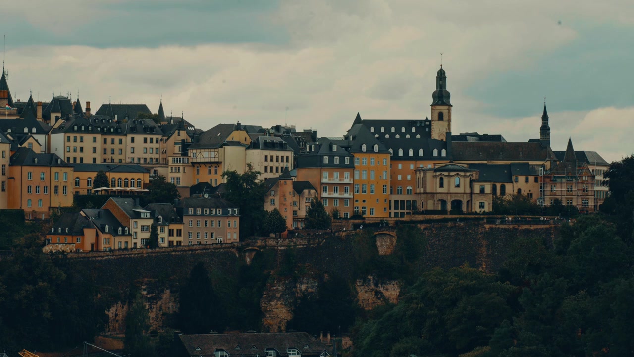 Zeitraffer der Corniche, Luxemburg.