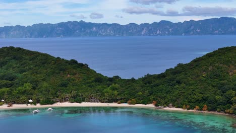Tropical Island Paradise with Turquoise Waters and Lush Landscapes