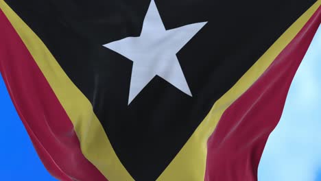 seamless loop of timor-leste flag.