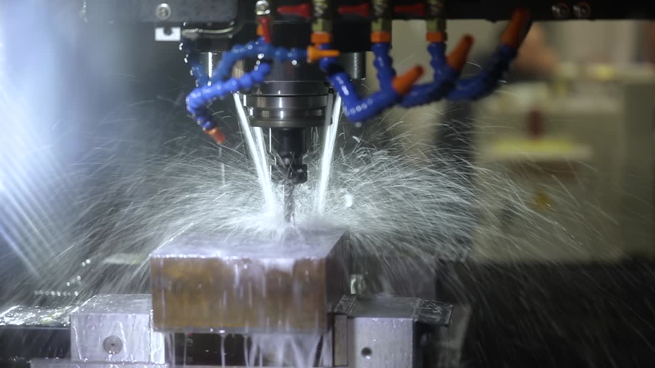 금속 가공 cnc 밀링 머신.