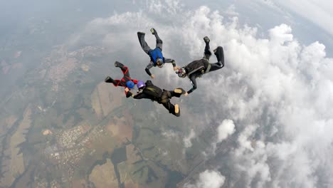 skydiving team 4k