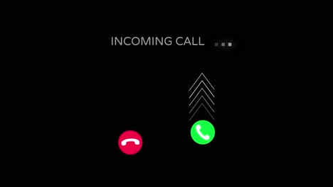 incoming call screen