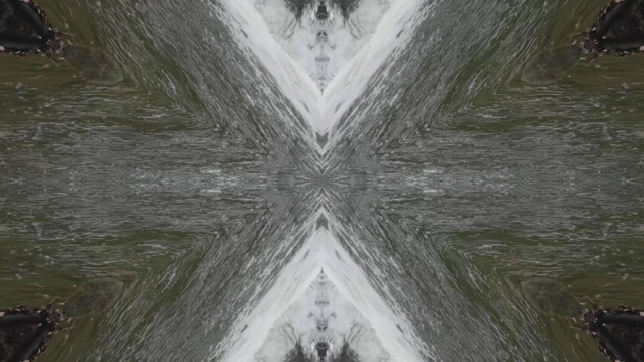 caleidoscopio de tomas de la naturaleza, wissahickon creek