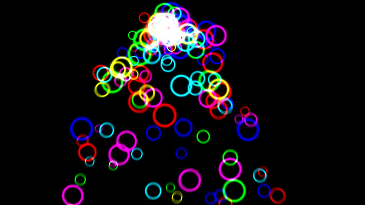 빛나는 파란색 꽃 모양의 서클은 최소한의 커버 영상 4k를 터뜨렸습니다.