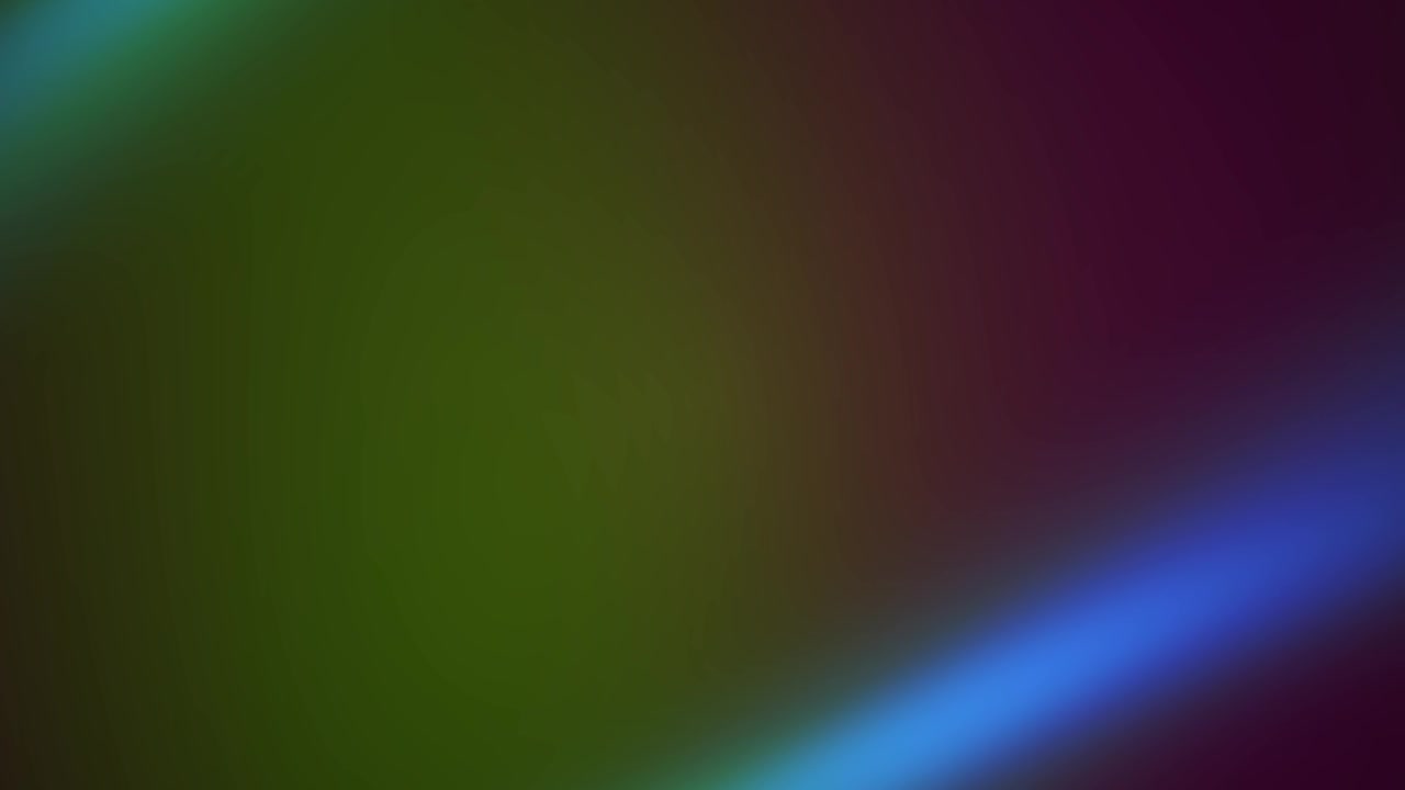 Abstract Motion Background with Soft Blending Blue and Green Light