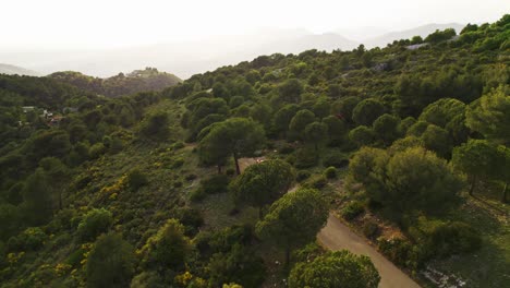 Ferrari-Antiguo,-Vistas-Panorámicas-De-Drones.