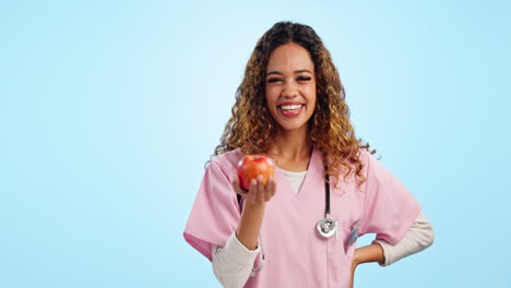 Estudio,-Mujer-Feliz-O-Cara-De-Médico