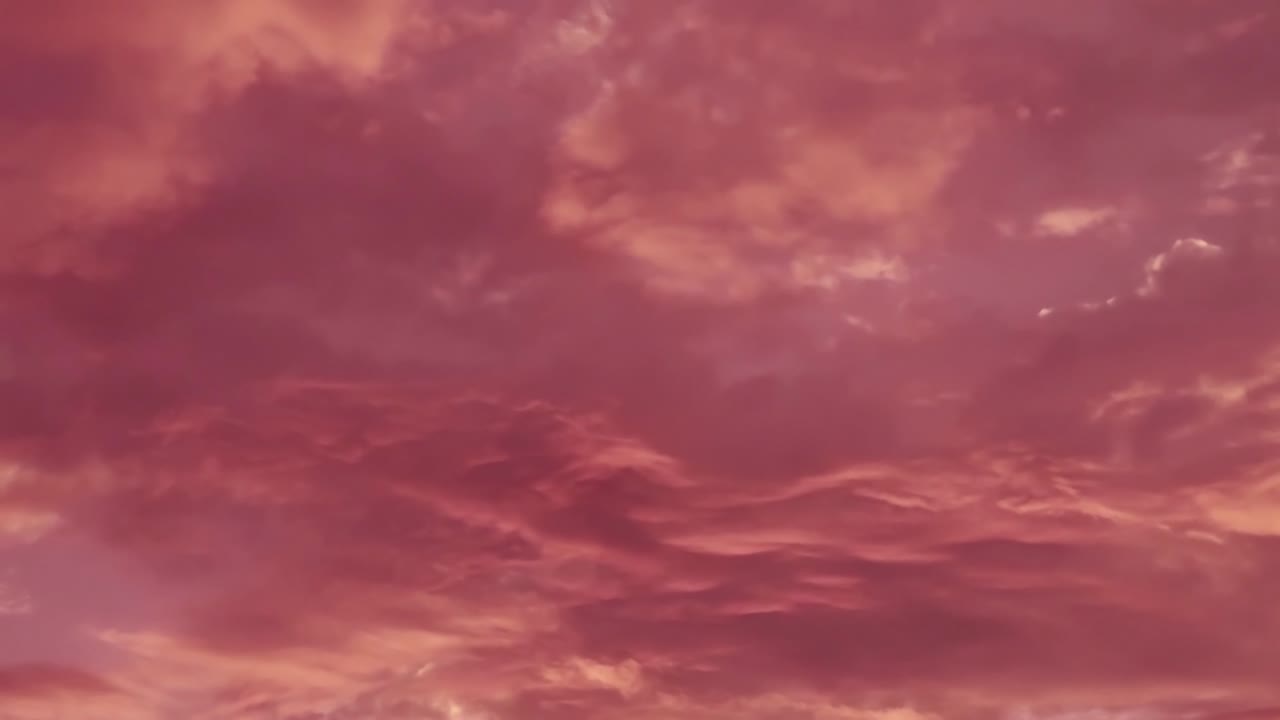 Magenta cloud n sunrise or sunset cloudscape on dusk or dawn sky