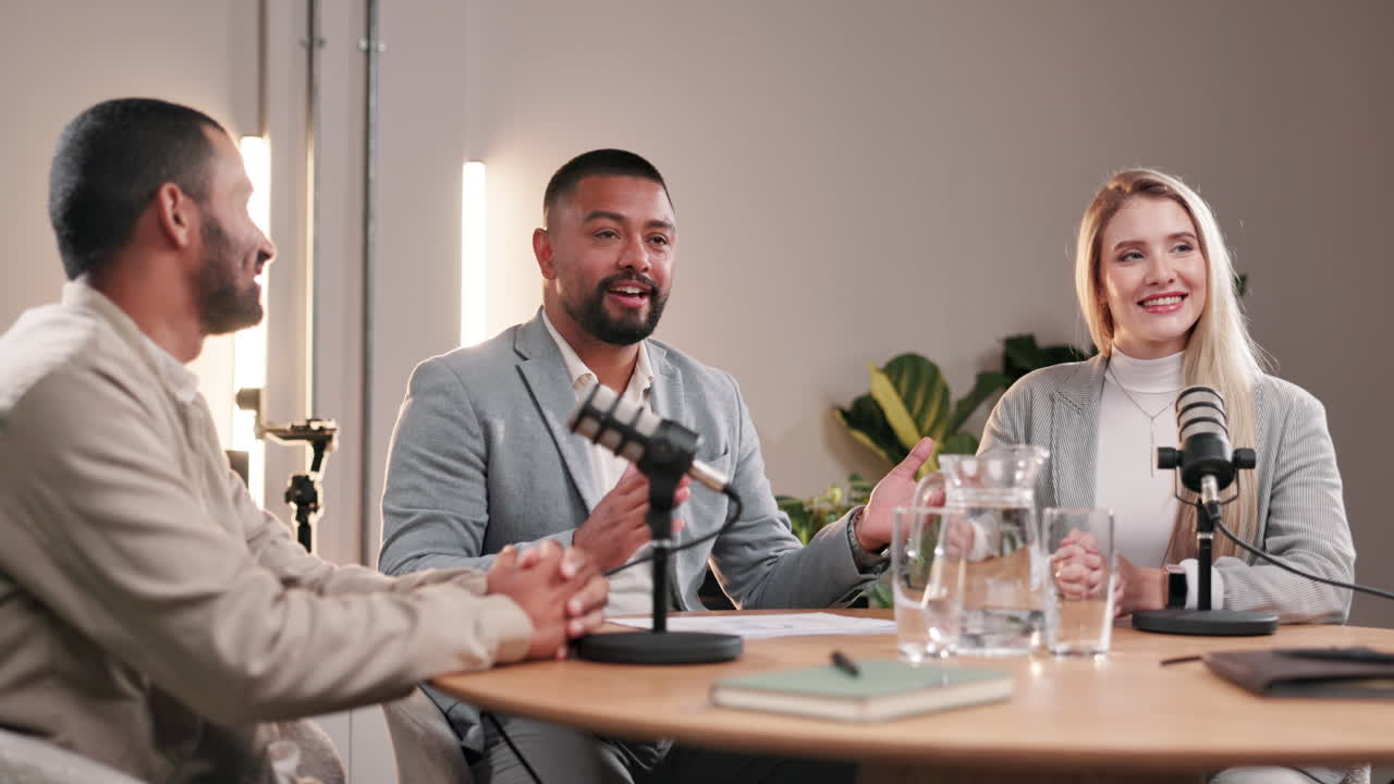 Podcast interview with business professionals