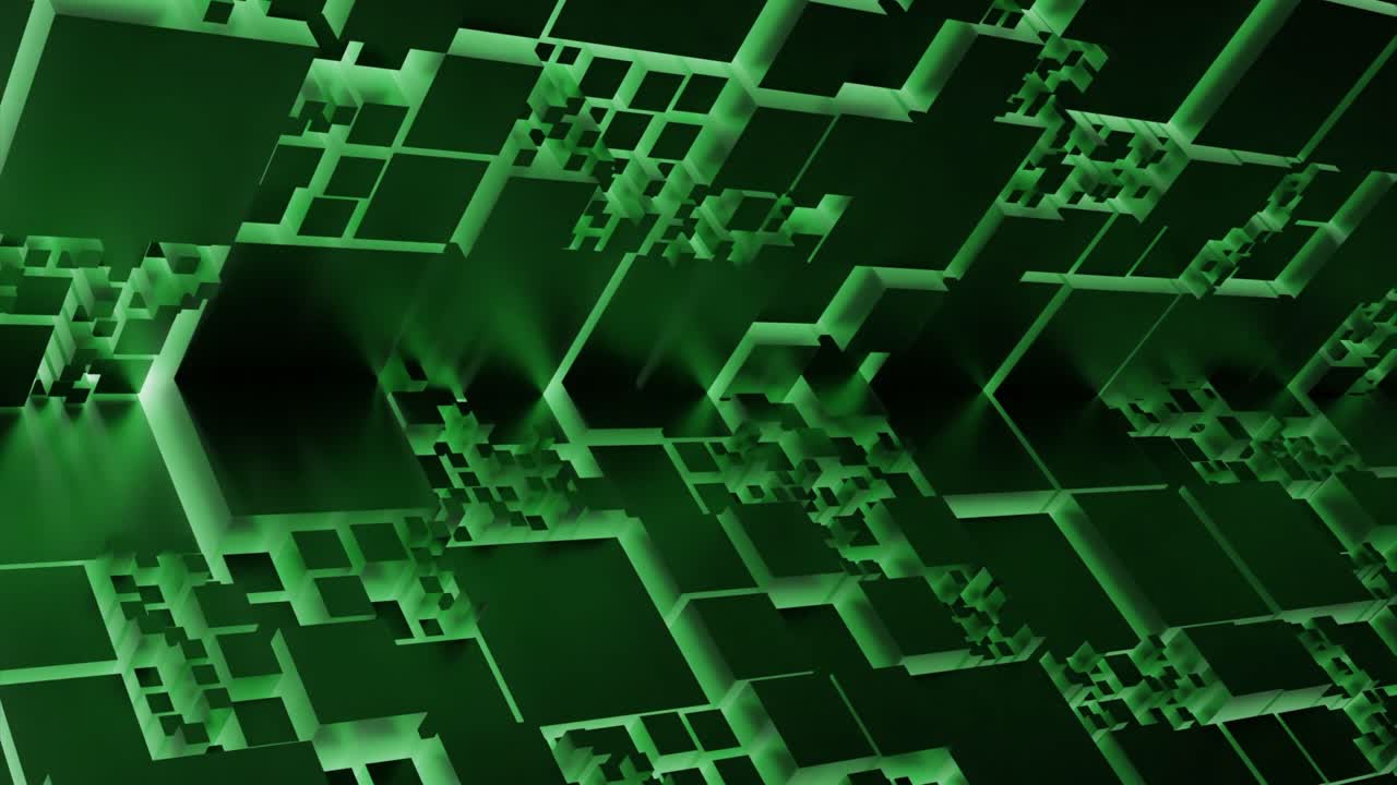 Fondo verde geométrico abstracto